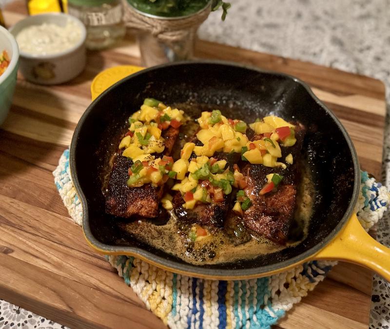 Featured image of post Blackened Salmon with Mango Salsa
