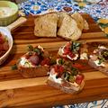 Mediterranean Toast with Whipped Feta