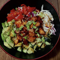 Salmon Poké Bowl with Coconut Rice